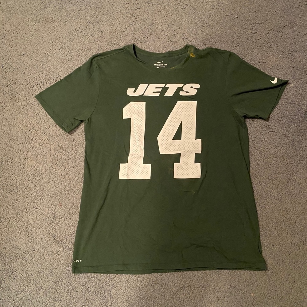 Nike NY Jets Sam Darnold L Green Jersey T-Shirt